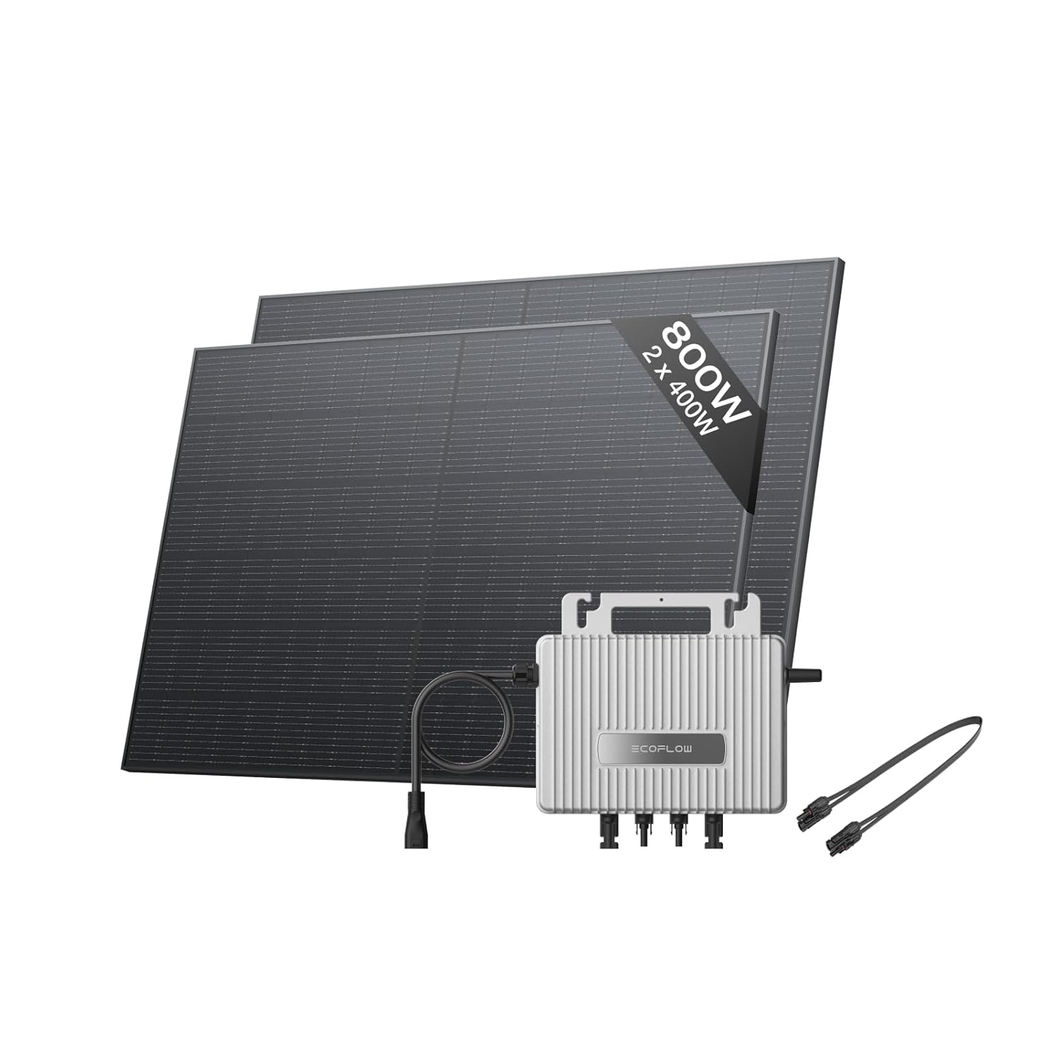 EcoFlow STREAM 800W Balcony Solar System with 2x400W panels