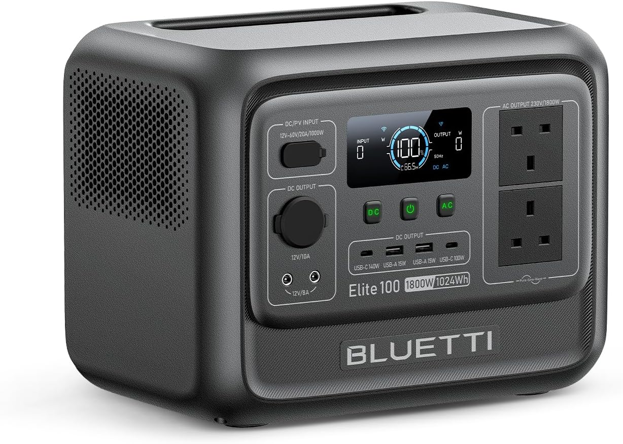 Bluetti Elite 100 V2 1024 Wh portable power station