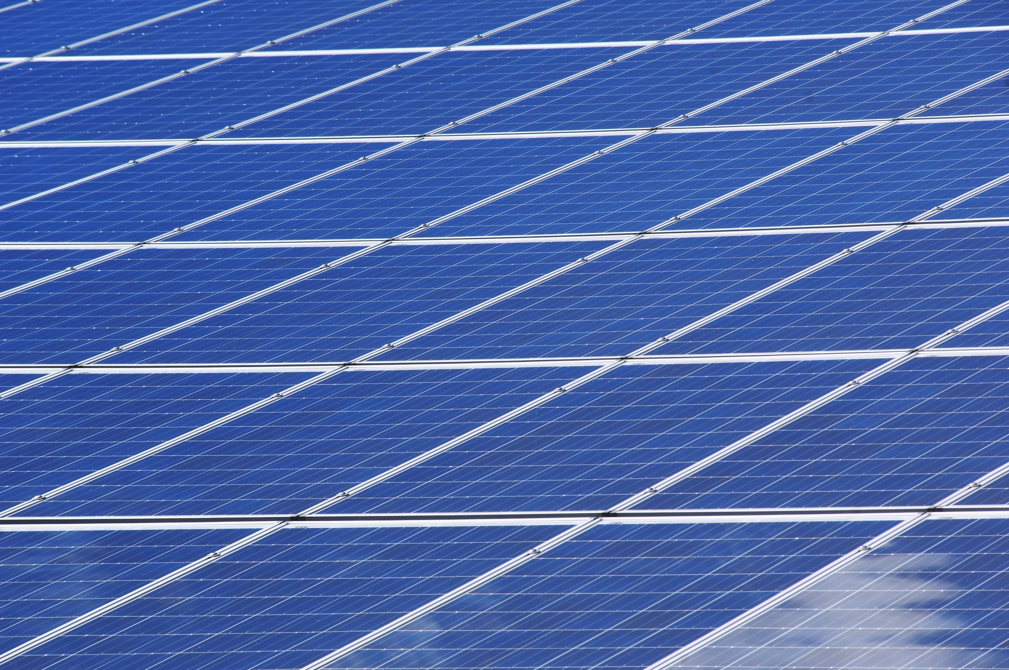 Large solar panel array showing the scale and quality of modern solar technology, the same cells used in EcoFlow STREAM balcony kits