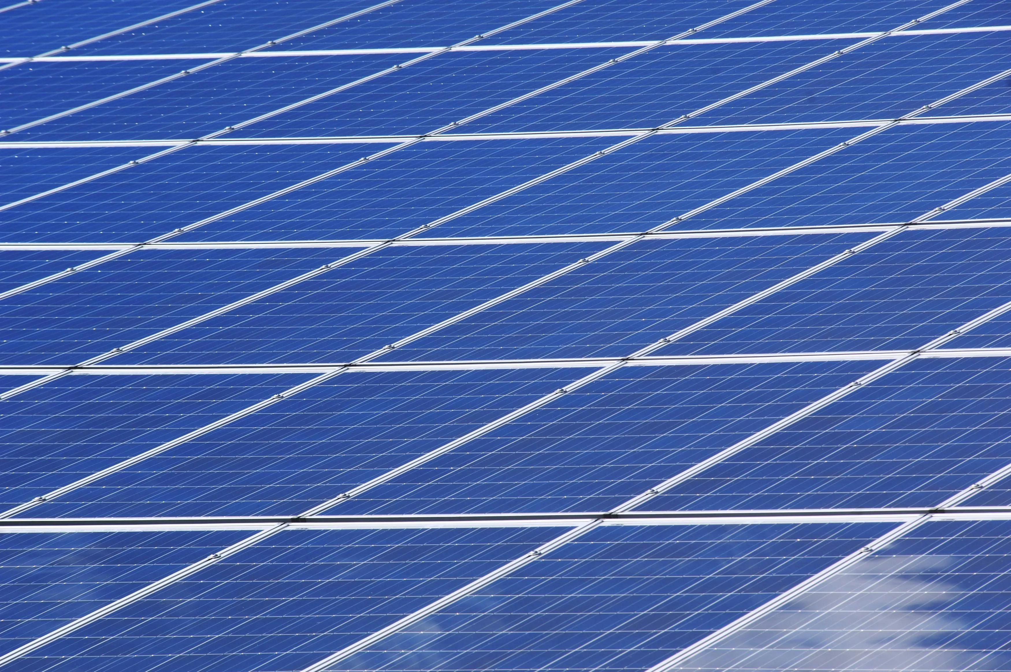 Large solar panel array showing the scale and quality of modern solar technology, the same cells used in EcoFlow STREAM balcony kits